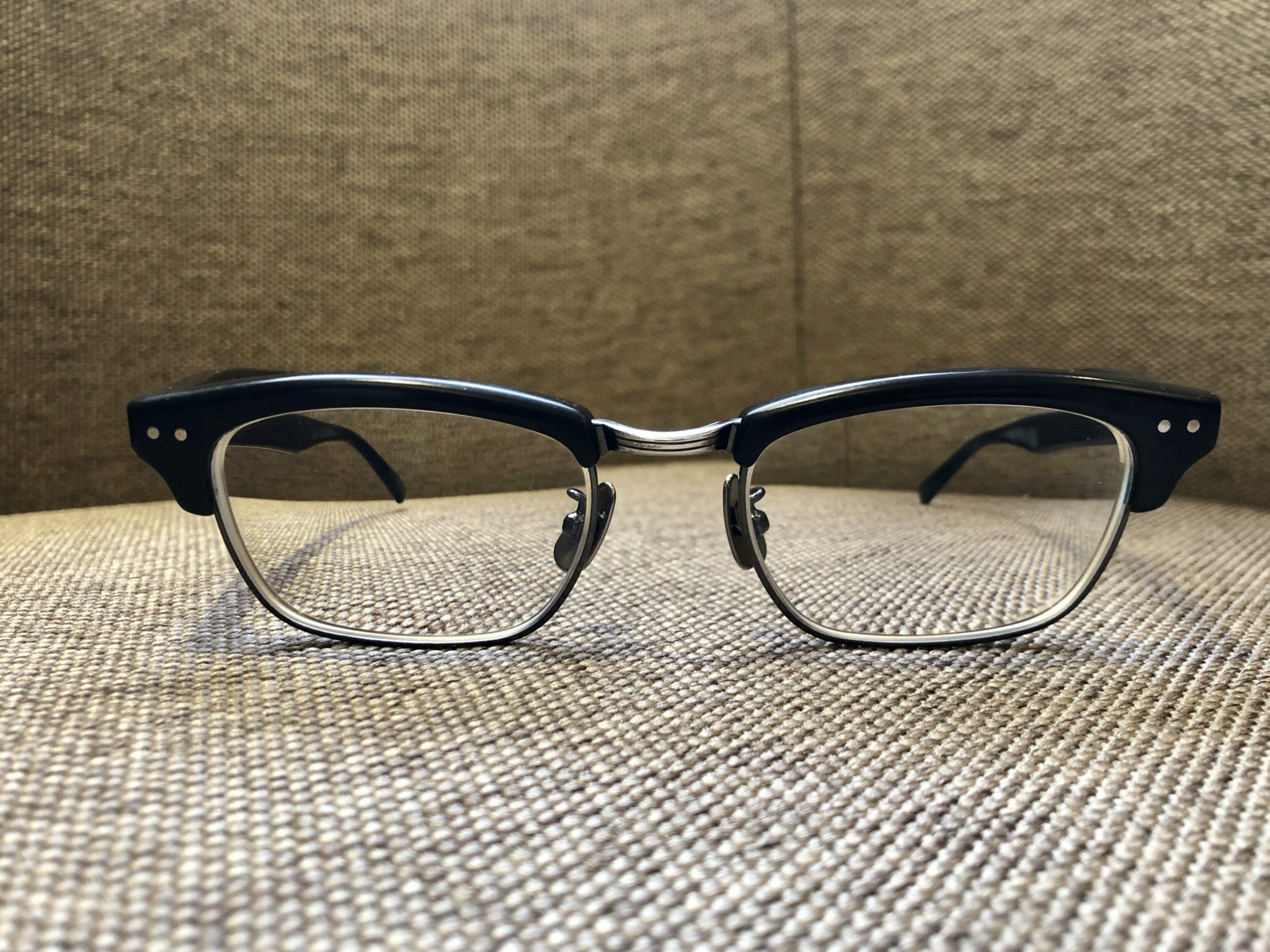 恒眸作 T-265 BK サーモント 職人 メガネ 金子眼鏡 - サングラス/メガネ