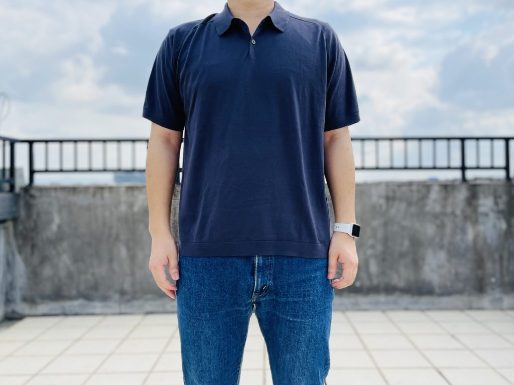 ユニクロ+J】シルクコットンニットポロシャツのサイズ感など解説 